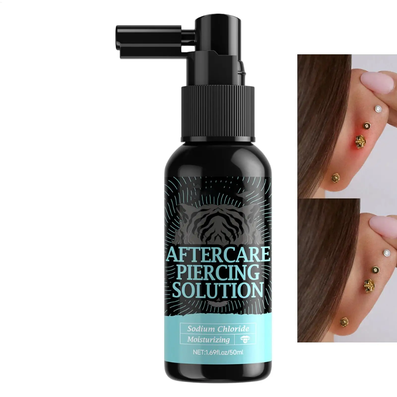 Piercing Aftercare Saline Spray 4oz